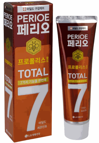 PERIOE Total 7 倍麗兒 7 效蜂膠牙膏 青檸紅 120g