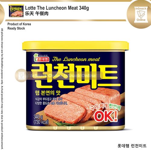 LOTTE Luncheon Meat 辣味雞肉午餐肉罐頭 340g