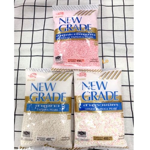 NEW GRADE 西谷米(粉紅) 400g/20入