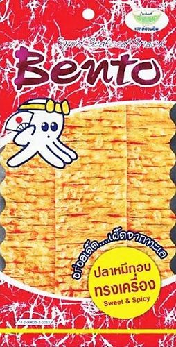 Bento 超味魷魚片(紅) 20g/36入 碳烤香辣味