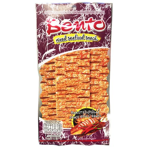 Bento 超味魷魚片(桔) 20g/36入 碳烤麻辣味
