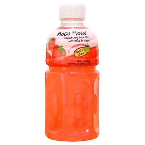 Mogu Mogu Strawberry 摩咕摩咕椰果草莓飲料 320ml