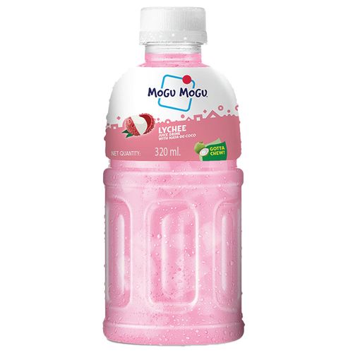 Mogu Mogu Lychee 摩咕摩咕椰果荔枝飲料 320ml