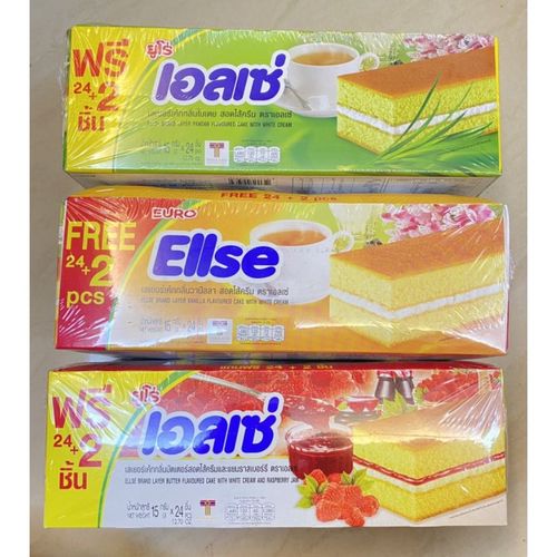 Ellse 奶油蛋糕 香蘭味(盒裝24小包·每包15g)