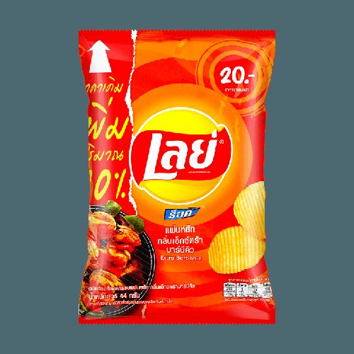 Lay's 樂事洋芋片 辣味燒烤(桔) 48g