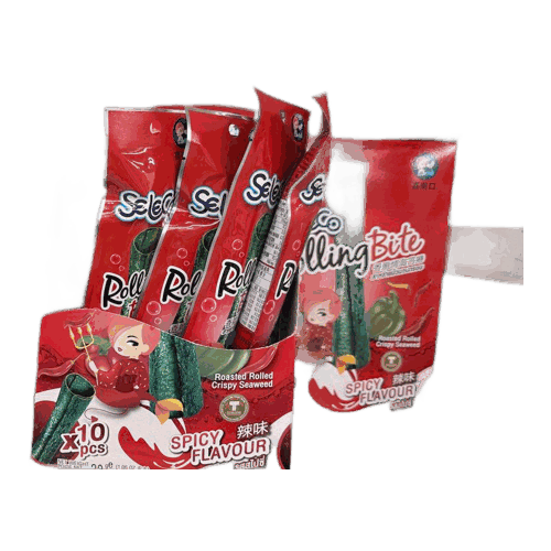 Seleco 香脆烤海苔卷 辣味(單條) 3.2g