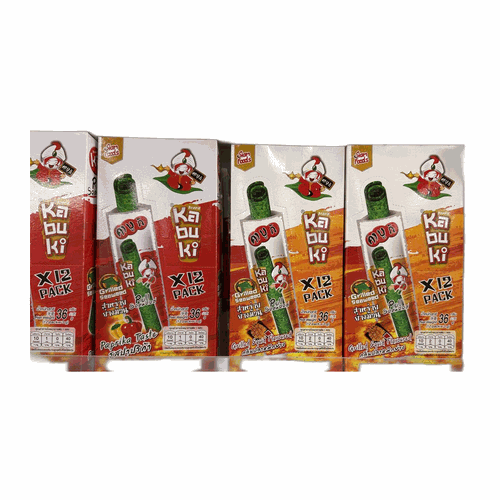 Kabuki 明謙紫菜卷 魷魚味 36g(12包×3g)