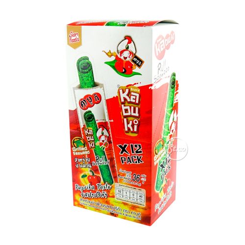 Kabuki 明謙紫菜卷 辣味(Paprika) 36g(12包×3g)