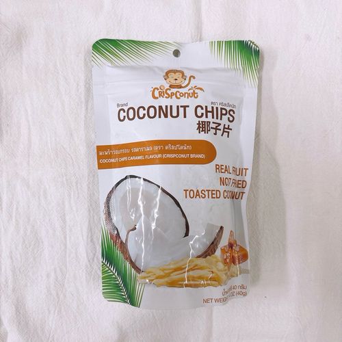 Crispconut 猴子椰子脆片 原味 40g