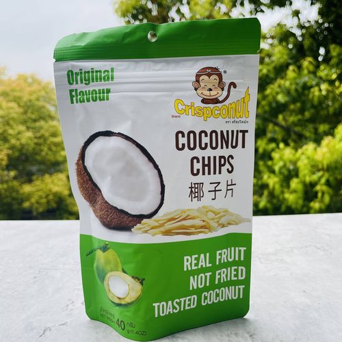 Crispconut 猴子椰子脆片 榴槤味 40g