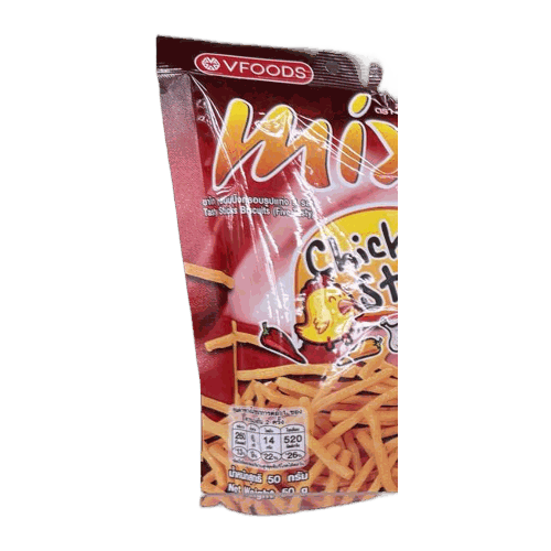 VFOODS Mix 香脆餅乾條 蒜味辣椒(Chicky Stick) 50g