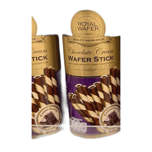 VFOODS Royal Wafer 皇家捲心酥(罐) 巧克力味 125g