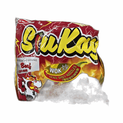 SiuKay 辣牛肉味炒麵 127g