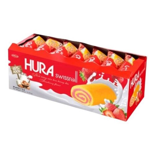 Hura Swissroll 草莓風味蛋捲 360g(20包×18g)