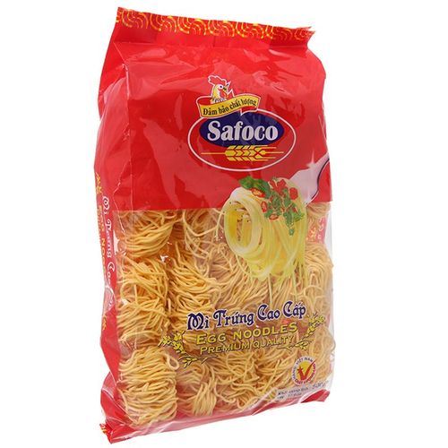 Safoco 雞蛋細麵 Mì Trứng Cao Cấp(紅袋) 500g