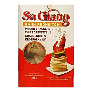 Sa Giang 沙江蝦餅 不辣(Không cay·盒裝) 200g