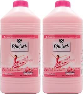 Comfort 7in1 柔軟精 玫瑰粉 Kiss of Flowers(袋) 2L
