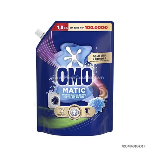 OMO Matic+ 洗衣精 護色(藍) 1.8kg