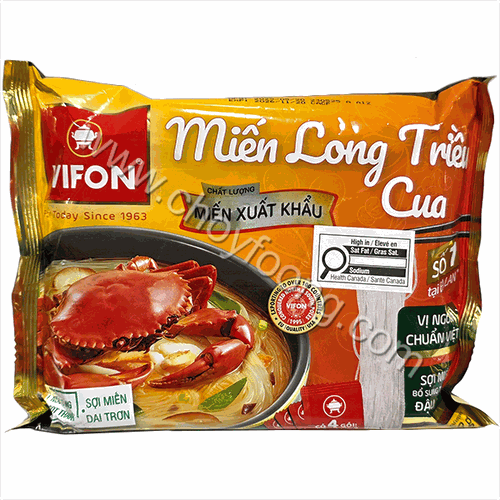 (彩)VIFON 辣味海鮮粉絲(Miến Long Triều Cua) 65g
