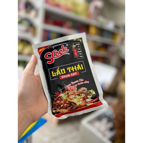 Scook 泰式酸辣火鍋調味醬(黑) 100g