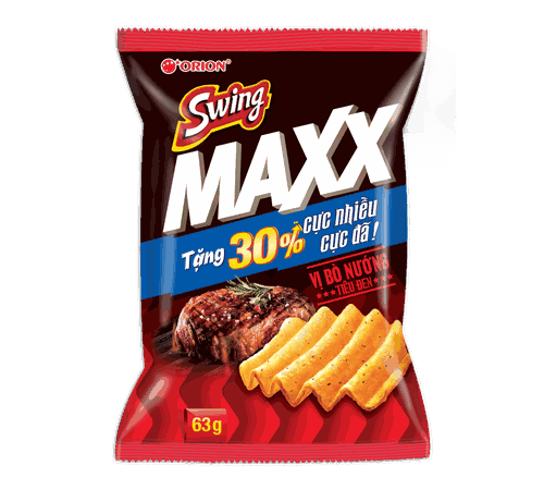 Swing Maxx 黑胡椒烤肉風味脆片 28g
