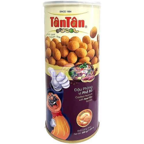 TânTân 牛肉河粉風味花生(罐) 200g
