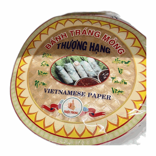 Triệu Phong 大姆指春捲皮(黃) 22cm 500g