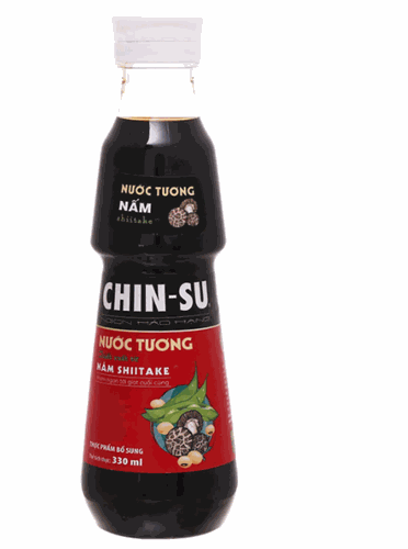 CHIN-SU 香菇醬油(白平蓋) 330ml
