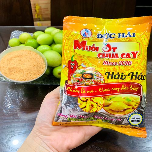 Đức Hải 酸辣辣椒鹽(Muối Ớt Chua Cay) 250g