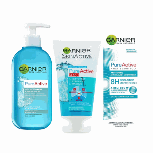 Garnier Pure Active 多效洗面乳(磨砂)