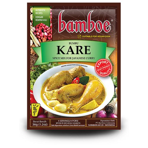 Bamboe Kare 爪哇咖哩雞調味包 36g