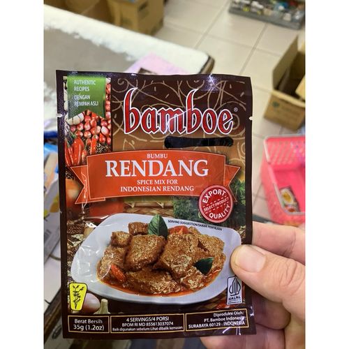Bamboe Rendang 仁當牛肉調味包 35g
