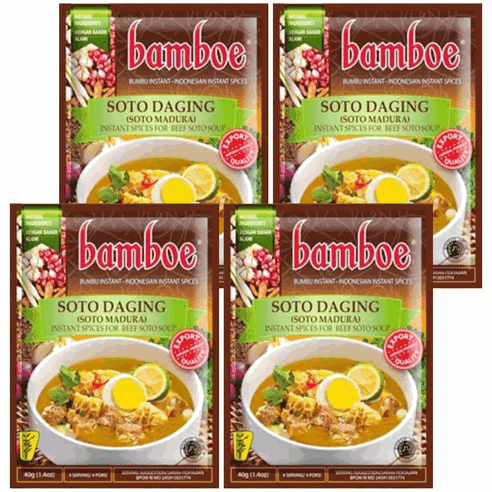 Bamboe 酸辣牛肉湯調味包 40g