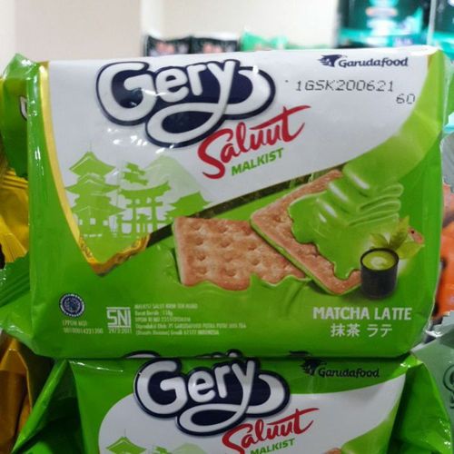 Gery Saluut Malkist 抹茶拿鐵淋醬蘇打餅 110g
