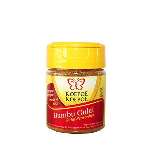 KOEPOE 蝴蝶牌 Gulai 濃咖哩粉(Bumbu Gulai) 22g