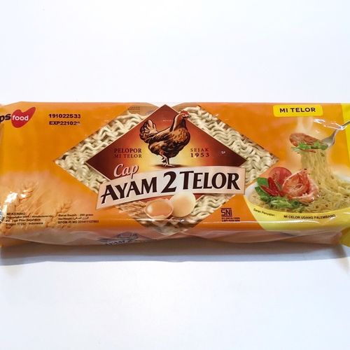 Cap Ayam 2 Telor 雙蛋雞蛋麵(紅) 200g