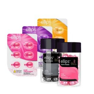 Ellips Hair Vitamin 護髮精華膠囊 Hair Treatment 荷荷巴(紅) 1ml×6顆/卡