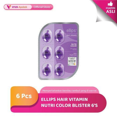 Ellips Hair Vitamin 護髮精華膠囊 Nutri Color 葵花(紫) 1ml×6顆/卡