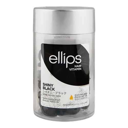 Ellips Hair Vitamin 護髮精華膠囊 Shiny Black 燭果蘆薈(黑) 1ml×6顆/卡
