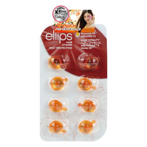 Ellips Hair Vitamin 護髮精華膠囊 Hair Vitality 人蔘蜂蜜(咖) 1ml×6顆/卡