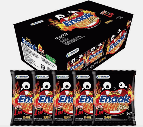 Enaak 韓式小雞麵 勁辣味(SPICY LV3) 28g