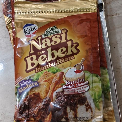 Kobe 鴨肉風味調味醬(Nasi Bebek·黃) 20g