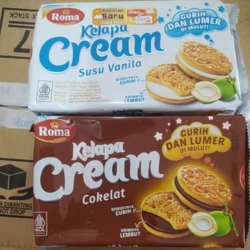Roma Kelapa Cream 椰子夾心餅 巧克力 178g