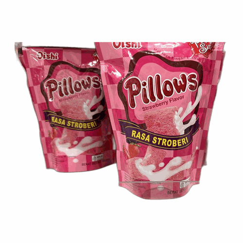 Oishi Pillows 枕頭夾心酥 草莓風味 100g