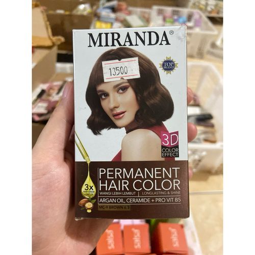 MIRANDA 3D Permanent Hair Color 染髮劑 #MC-9 Brown 2×30ml