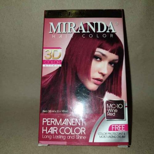 MIRANDA 3D Permanent Hair Color 染髮劑 #MC-10 2×30ml