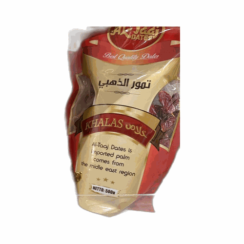 AL-TAAJ Golden Dates 黃金椰棗(KHALAS) 500g