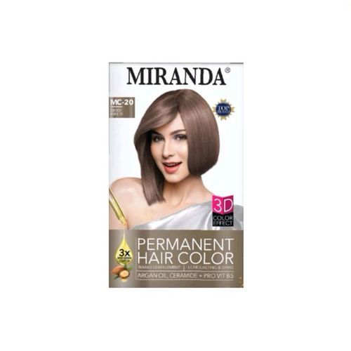 MIRANDA 3D Permanent Hair Color 染髮劑 #MC-20 2×30ml