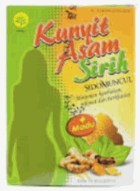 SidoMuncul Kunyit Asam Plus 薑黃羅望子茶+蜂蜜 25g×5包(綠盒)