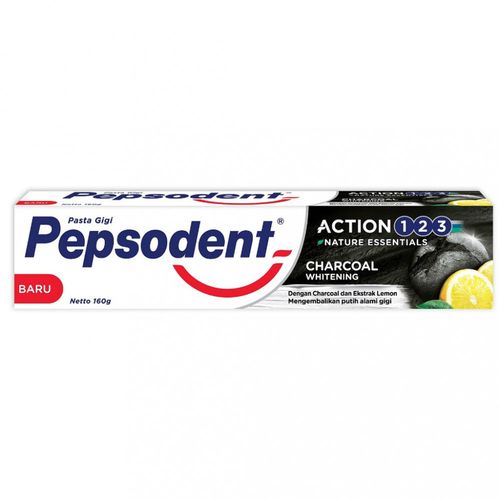Pepsodent 牙膏 Charcoal 活性碳(黑) 160g+20g 加量裝
